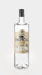 Tropical Swig Blanco rum bottle, Spain