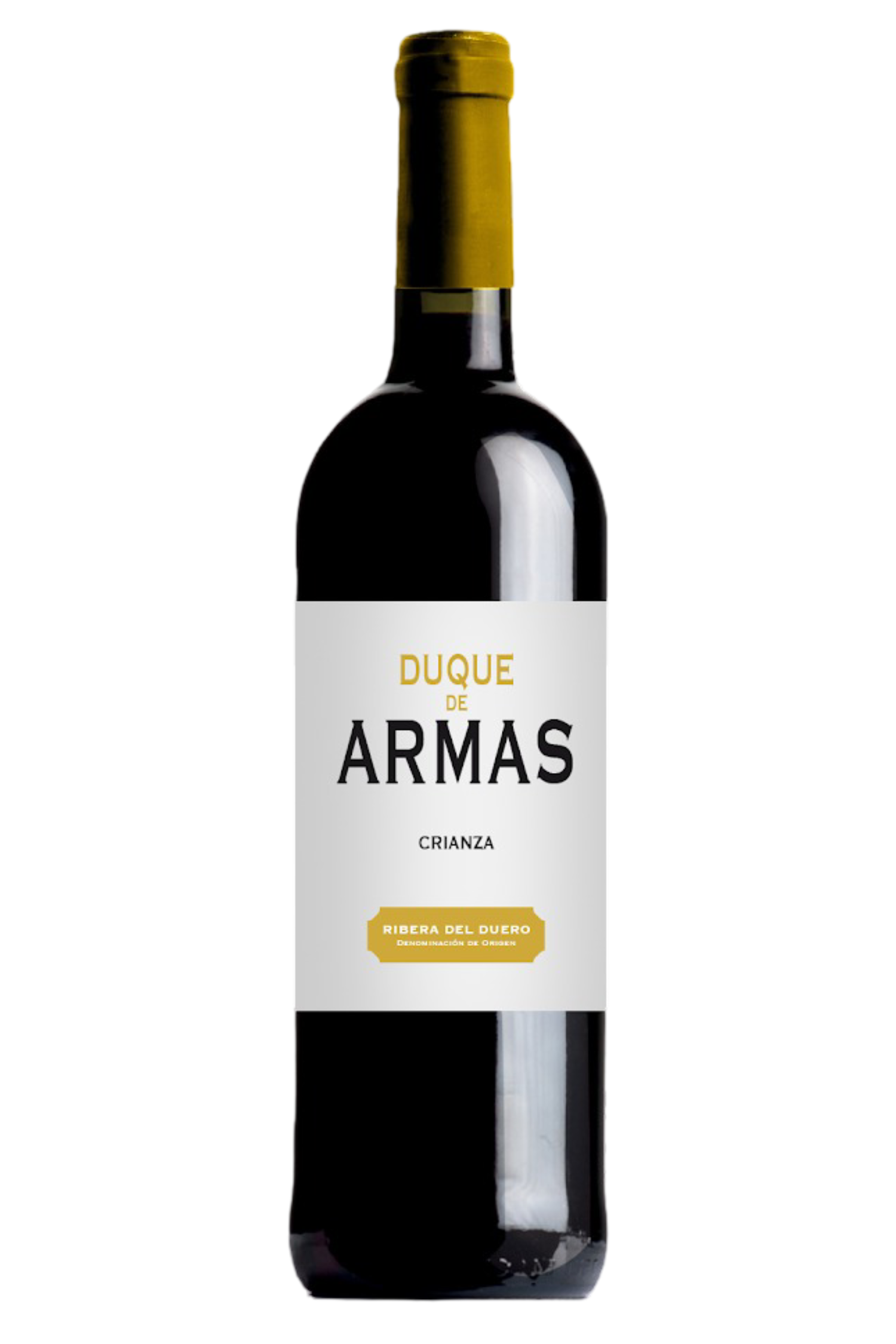 Duque de Armas Crianza red wine bottle, D.O. Ribera del Duero, Spain