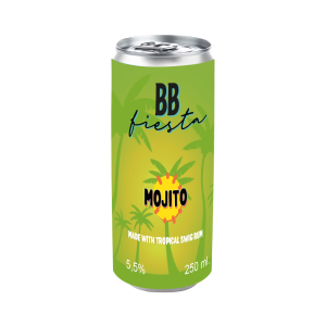 BB Fiesta Ready to Drink Mojito cocktail can, Spain